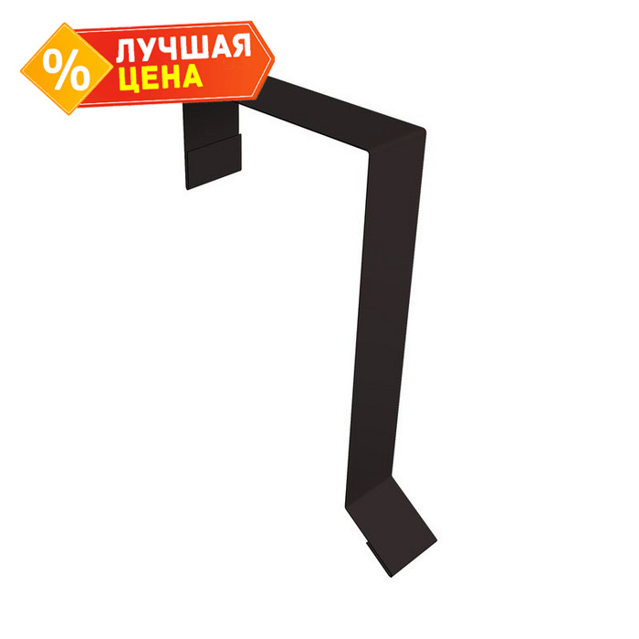 Планка торцевая фальц 65х97 0,45 Drap ST RAL 9005 черный
